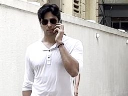 Paps capture Sidharth Malhotra at Dharma office