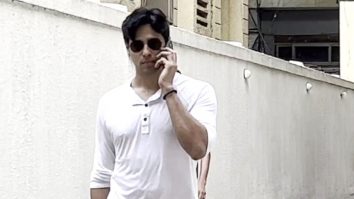 Paps capture Sidharth Malhotra at Dharma office