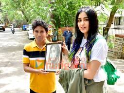 Photos: Adah Sharma spotted outside her house