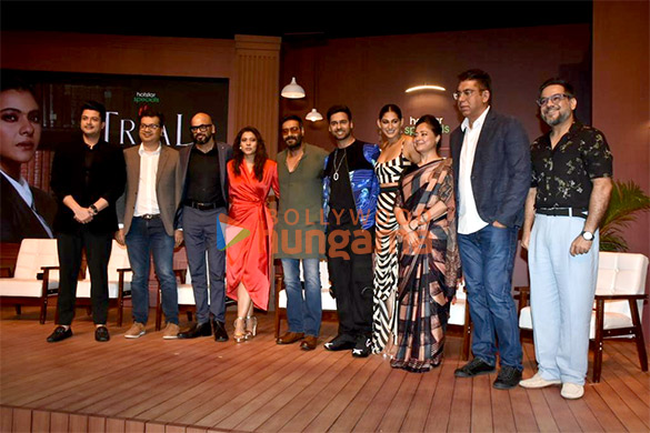 photos ajay devgn attends the trailer launch of kajols web series the trial pyaar kannoon dhoka 1