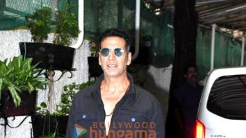 Photos: Akshay Kumar snapped post dubbing for the film The Great Indian Rescue at Sunny Super Sound