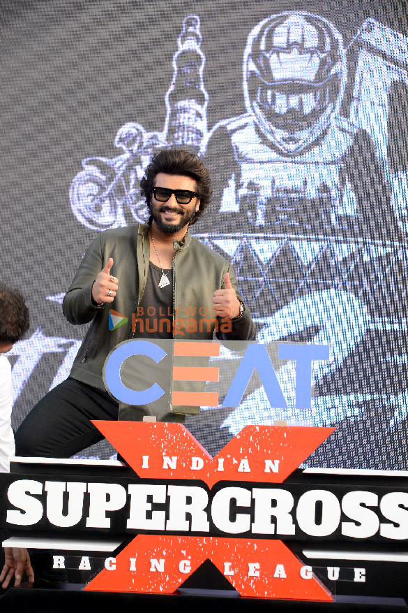 photos arjun kapoor launches the indian supercross racing league in delhi 3