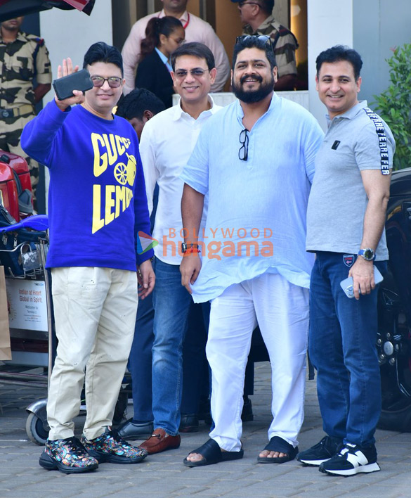 Photos: Bhushan Kumar, Om Raut and others snapped at Kalina airport