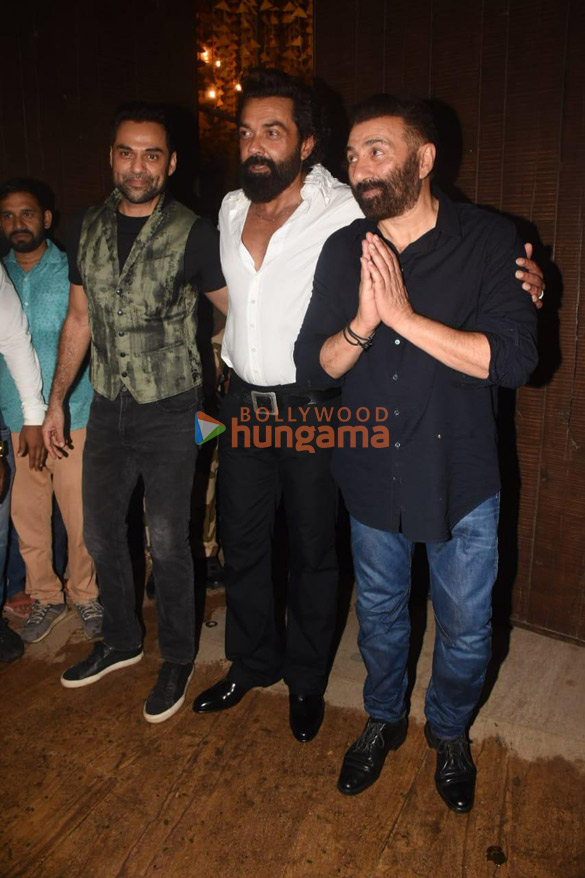 photos celebs attend sunny deols son karan deols roka ceremony 5