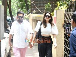 Photos: Hansika Motwani and her husband spotted in Bandra