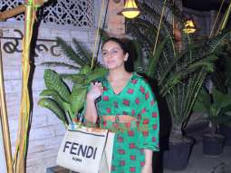 Photos: Huma Qureshi snapped outside a restaurant in Juhu
