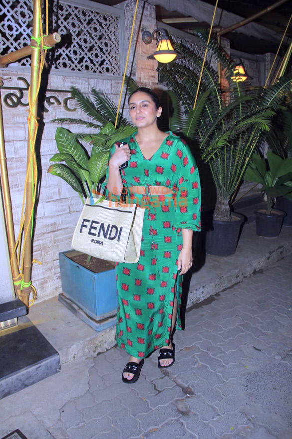 Photos: Huma Qureshi snapped outside a restaurant in Juhu