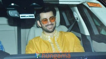 Photos: Karan Deol snapped at his haldi ceremony