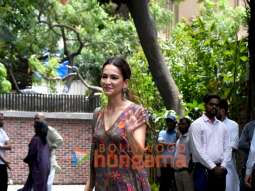 Photos: Kriti Kharbanda, Pulkit Samrat, Malavika Mohanan and others snapped attending puja at the new Excel Entertainment office