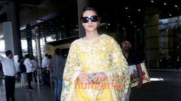 Photos: Kriti Sanon, Sunny Singh Nijjar and Ektaa R Kapoor snapped at the airport