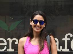Photos: Nikita Dutta snapped at Farmers’ Cafe in Bandra