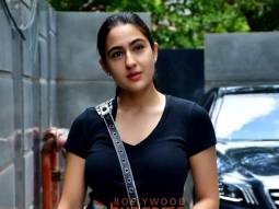 Photos: Sara Ali Khan and Pashmina Roshann snapped at Pooja Entertainment’s office in Juhu
