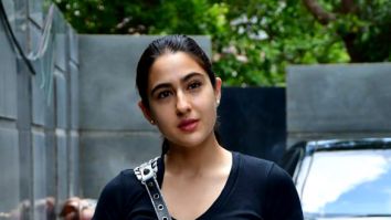 Photos: Sara Ali Khan and Pashmina Roshann snapped at Pooja Entertainment’s office in Juhu