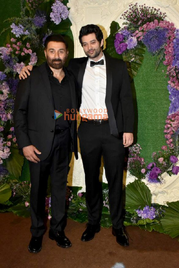 photos sunny deol bobby deol and others attend karan deol and drisha acharyas wedding reception 9