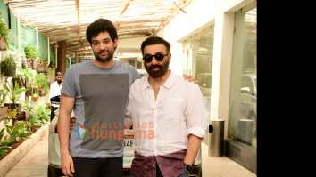Photos: Sunny Deol and Rajveer Deol snapped in Juhu