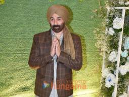 Photos: Sunny Deol and others snapped at Karan Deol’s sangeet ceremony