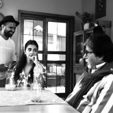 Pooja Hegde shares an adorable moment from shooting with Amitabh Bachchan