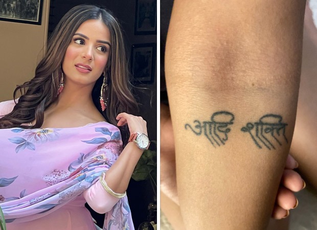 Zee TV show 'Pyaar Ka Pehla Adhyaya Shiv Shakti' lead actress Nikki Sharma flaunts her ‘Adi Shakti’ tattoo on her left arm