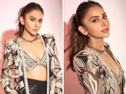Rakul Preet Singh bedazzles in black and gold ethnic attire by Ritika Mirchandani, stealing hearts at Madhu Mantena and Ira Trivedi’s Wedding Reception