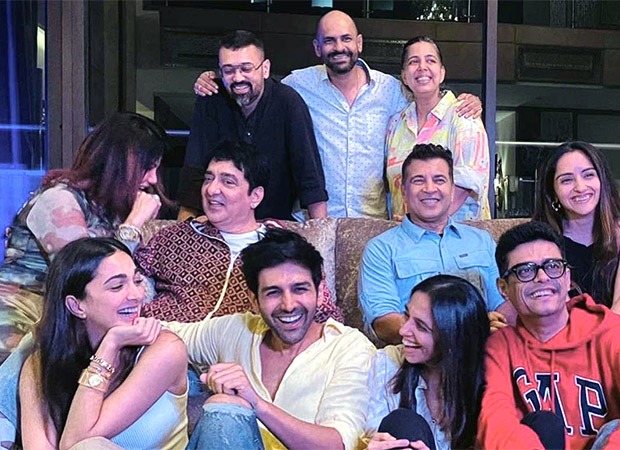 Kartik Aaryan and Kiara Advani celebrate Satyaprem Ki Katha trailer success with the team; see pics