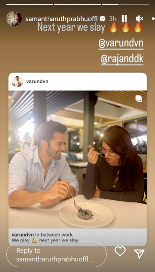 Varun Dhawan and Samantha Ruth Prabhu indulge in sweet treat on Citadel shoot in Siberia; actor shares photo dump