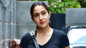 Sara Ali Khan rocks an all black gym look as she poses for paps