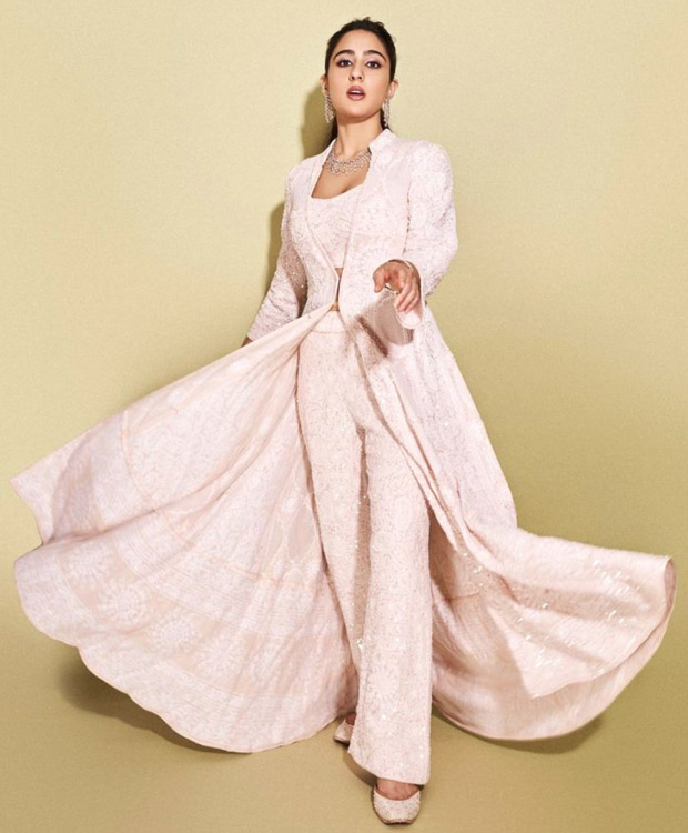 Sara Ali Khan sets a dreamy tone in her ethereal pink co-ord ensemble