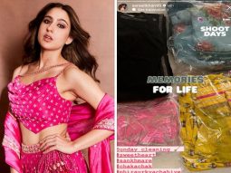 Memories for life: Sara Ali Khan stumbles onto costumes from her hit songs as she goes on a Sunday cleaning spree!