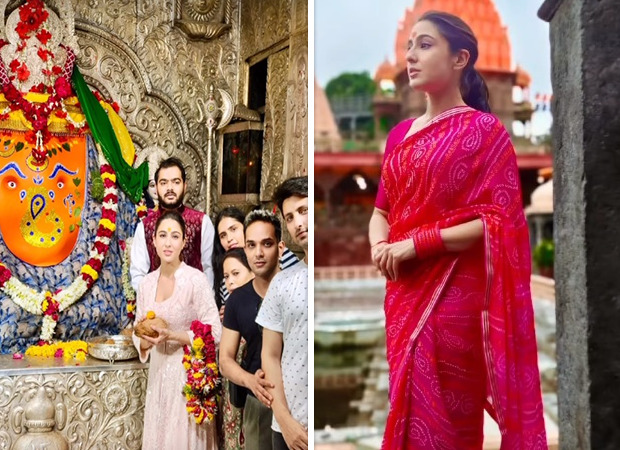 Sara Ali Khan seeks blessings at Khajrana Ganesh temple and Mahakaleshwar temple post Zara Hatke Zara Bachke triumph; see pictures