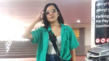 Shirley Setia donnes a casual airport look as she gets clicked at the airport