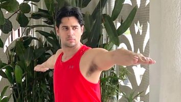Sidharth Malhotra celebrates International Yoga Day performing yoga poses