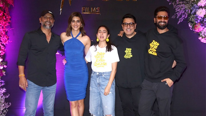 Team of Zara Hatke Zara Bachke celebrate the success of their film | Sara Ali Khan, Vicky Kaushal