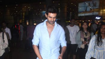 The Shehzada is here! Kartik Aaryan poses with fans at the airport