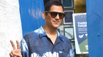 Vijay Varma looks dashing in a blue shirt and artistic pants