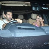 Ananya Panday playfully hides her face during a drive with rumoured beau Aditya Roy Kapur