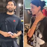 Aditya Roy Kapur and Ananya Panday spotted twinning in grey as they return from European vacation
