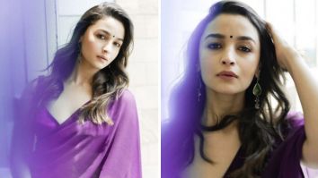 Alia Bhatt’s purple six-yard attire for Rocky Aur Rani Kii Prem Kahaani is grace and elegance in one