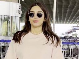 Bhumi Pednekar clicked in a hurry at the airport as she reaches late for her flight