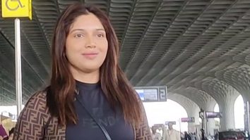 Bhumi Pednekar gets snapped at the airport by paps