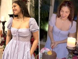 Bhumi Pednekar is the perfect summer Birthday Girl in her cute lilac empire line dress from Ms.Self Portrait
