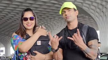 Bipasha Basu and Karan Singh Grover embark on daughter Devi’s first flight adventure; see video