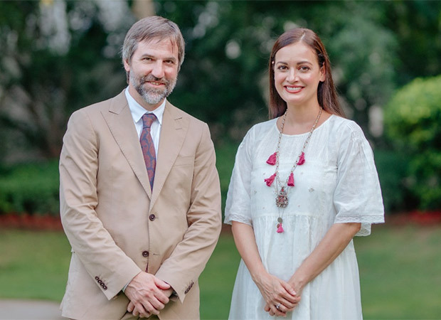 Dia Mirza meets Canadian Minister of Environment and Climate Change Steven Guilbeault