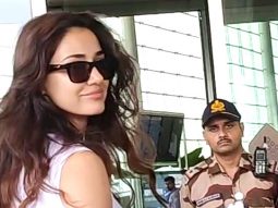 Disha Patani gets clicked at the airport by paps
