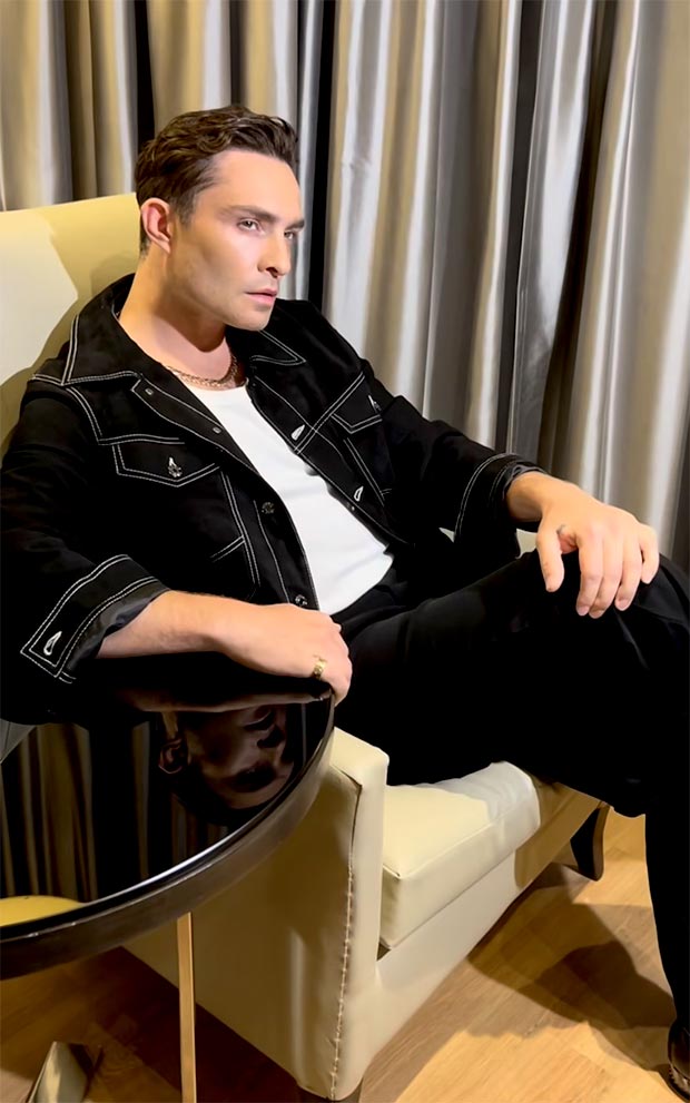 Ed Westwick and Amy Jackson weave their sartorial magic in black as they collaborate with fashion stylist Mohit Rai on a photo session