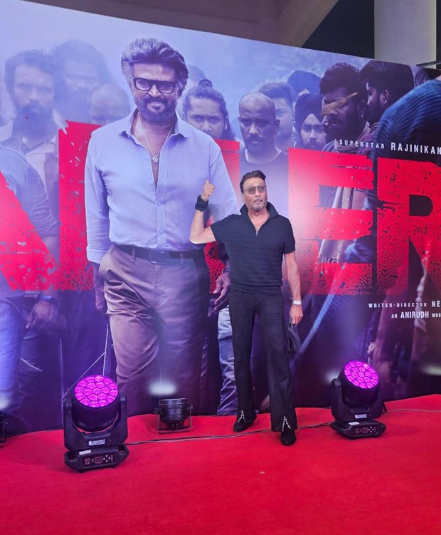 Jackie Shroff receives heartwarming welcome at the grand audio launch of Jailer in Chennai