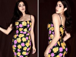 Janhvi Kapoor radiates like a star in stunning floral rhinestone dress, bringing even more glitz to the Bawaal promotions