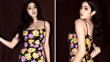 Janhvi Kapoor radiates like a star in stunning floral rhinestone dress, bringing even more glitz to the Bawaal promotions