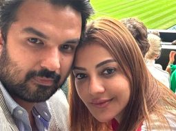 Kajal Aggarwal and husband Gautam Kitchlu share pictures from Novak Djokovic’s Wimbledon game; see post