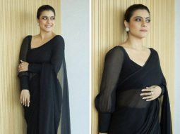 Kajol leaves us enchanted in a beautiful black saree