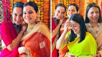 Kangana Ranaut shares heartwarming moments from sister-in-law Ritu’s “Godbharai” ceremony; see post